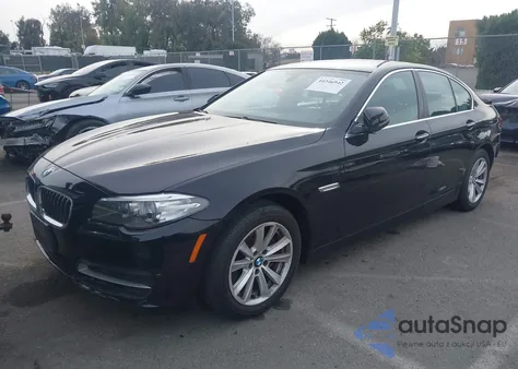 2014 BMW 528I z USA, uszkodzony, nr VIN WBA5A5C51ED504643